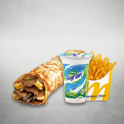 Et Döner Maydonoz XLarge Dürüm Menü